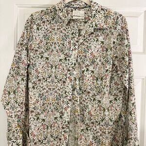 J. Crew Classic floral print button down
